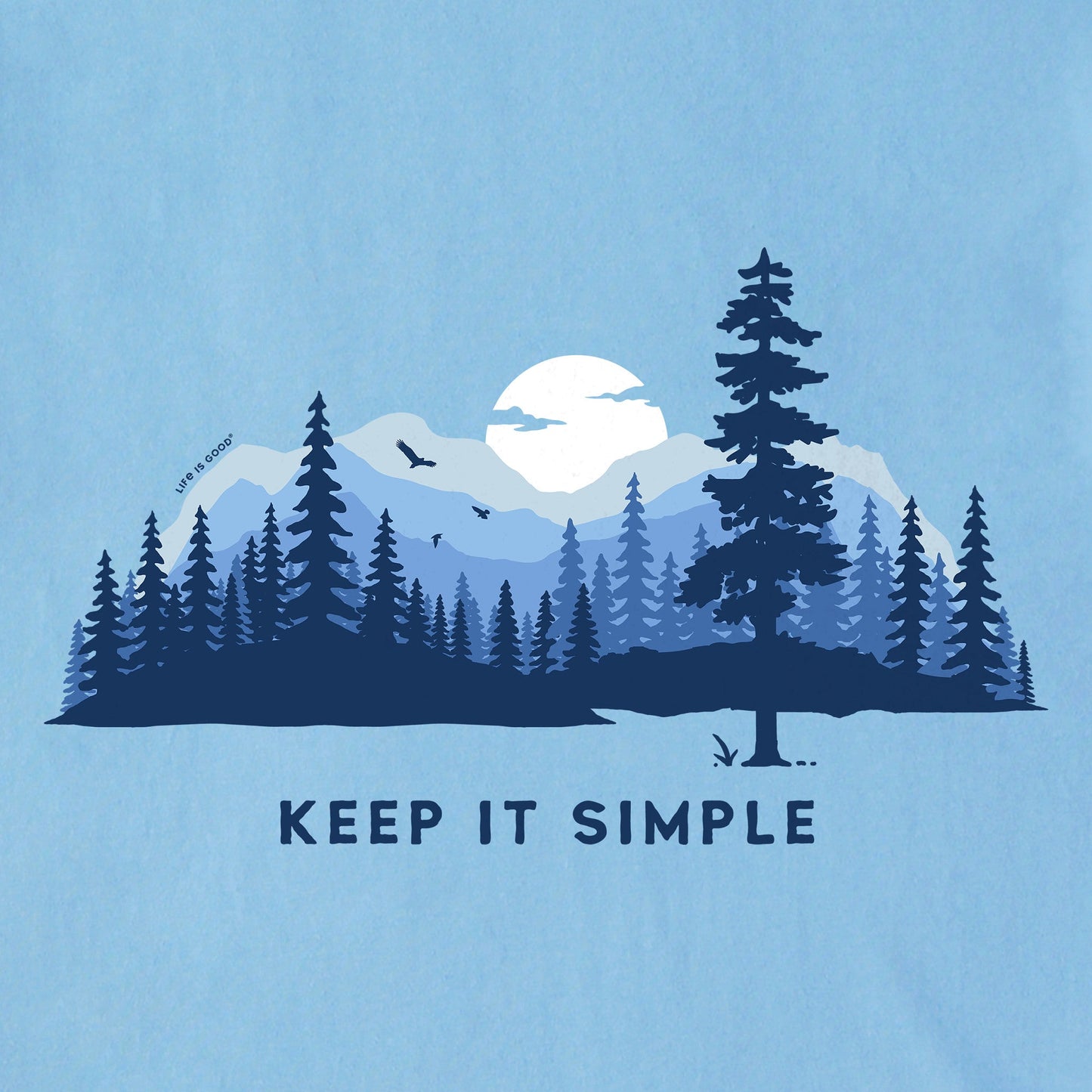Men's Keep it Simple Evergreen Silo Short Sleeve Tee