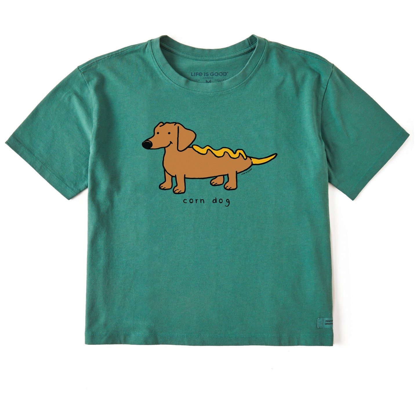 Women's Corn Dog Short Sleeve Crusher Boxy Tee