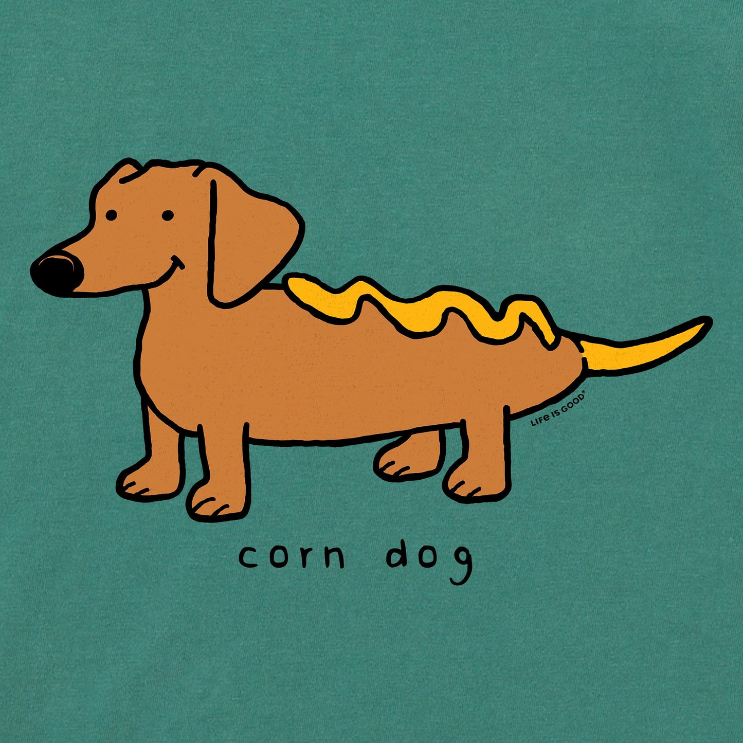 Women's Corn Dog Short Sleeve Crusher Boxy Tee