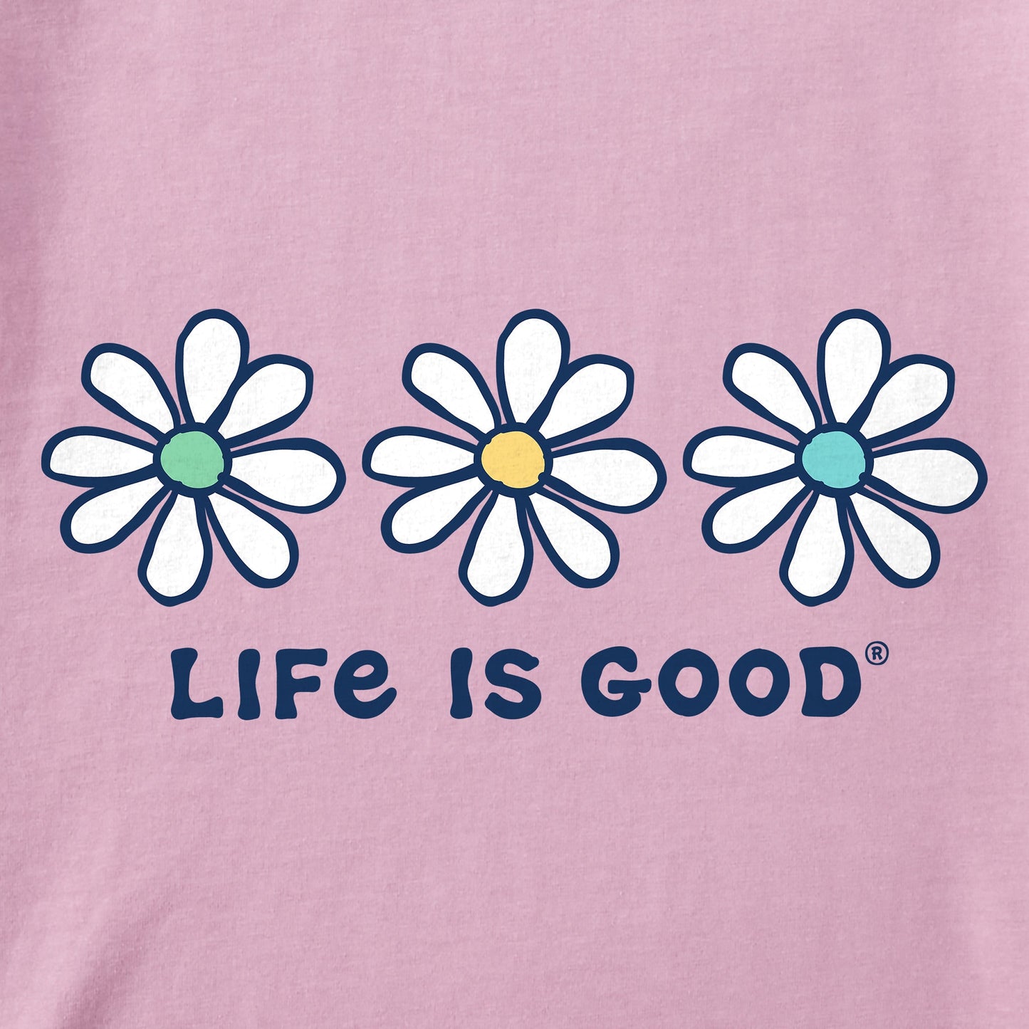 Women's 3 Daisies Long Sleeve Crusher Tee