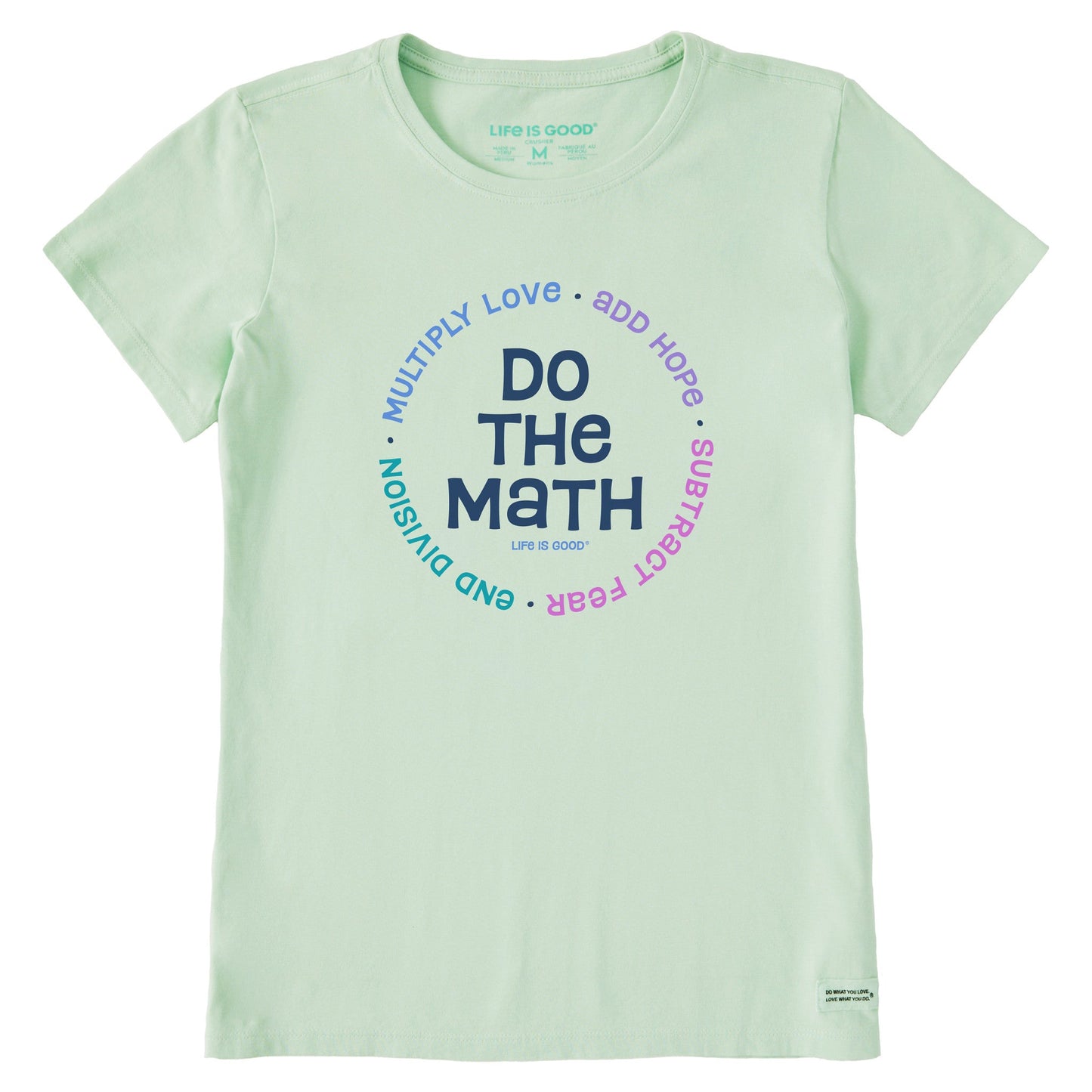 Women's End Division Do the Math Short Sleeve Tee