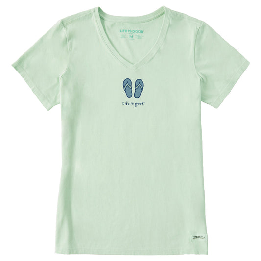 Women's Flip Flops Short Sleeve Vee