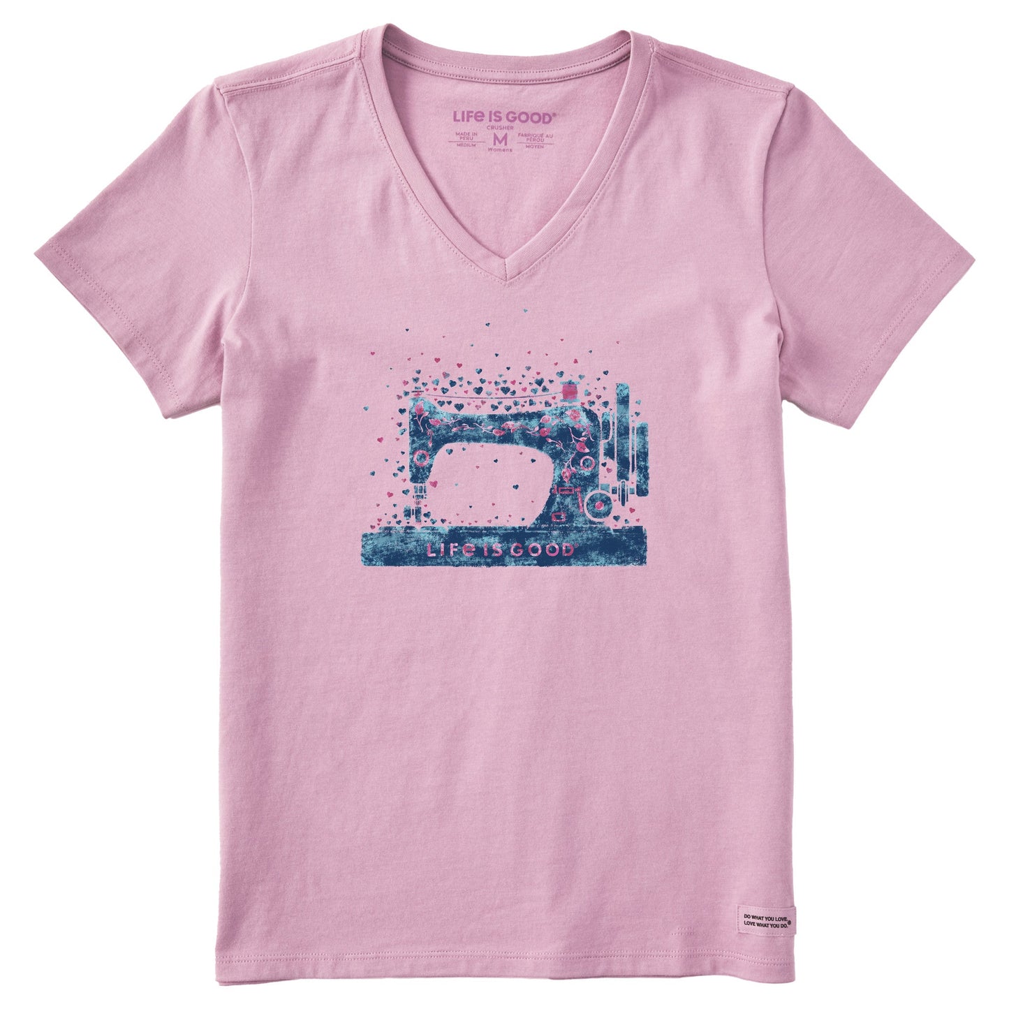 Women's Sew Much Love Short Sleeve Vee