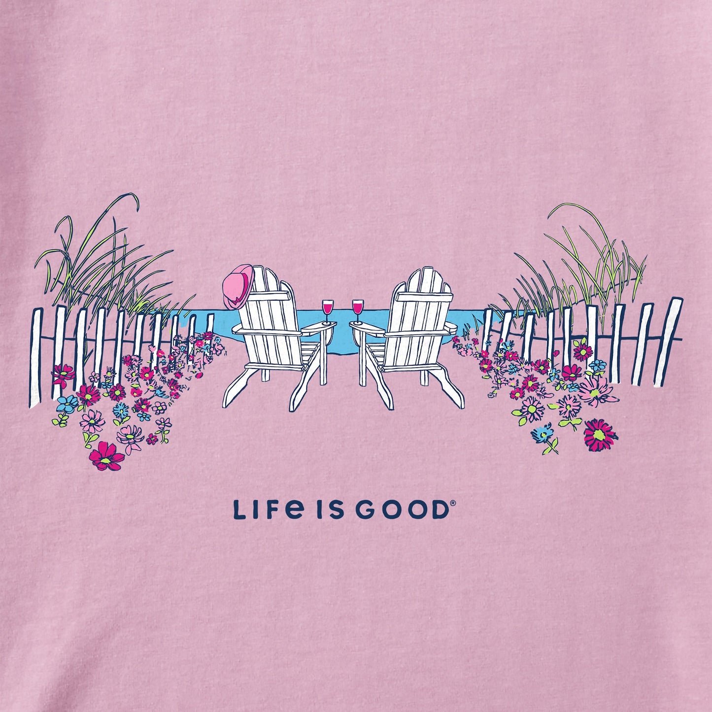 Women's Beach Path Short Sleeve Vee