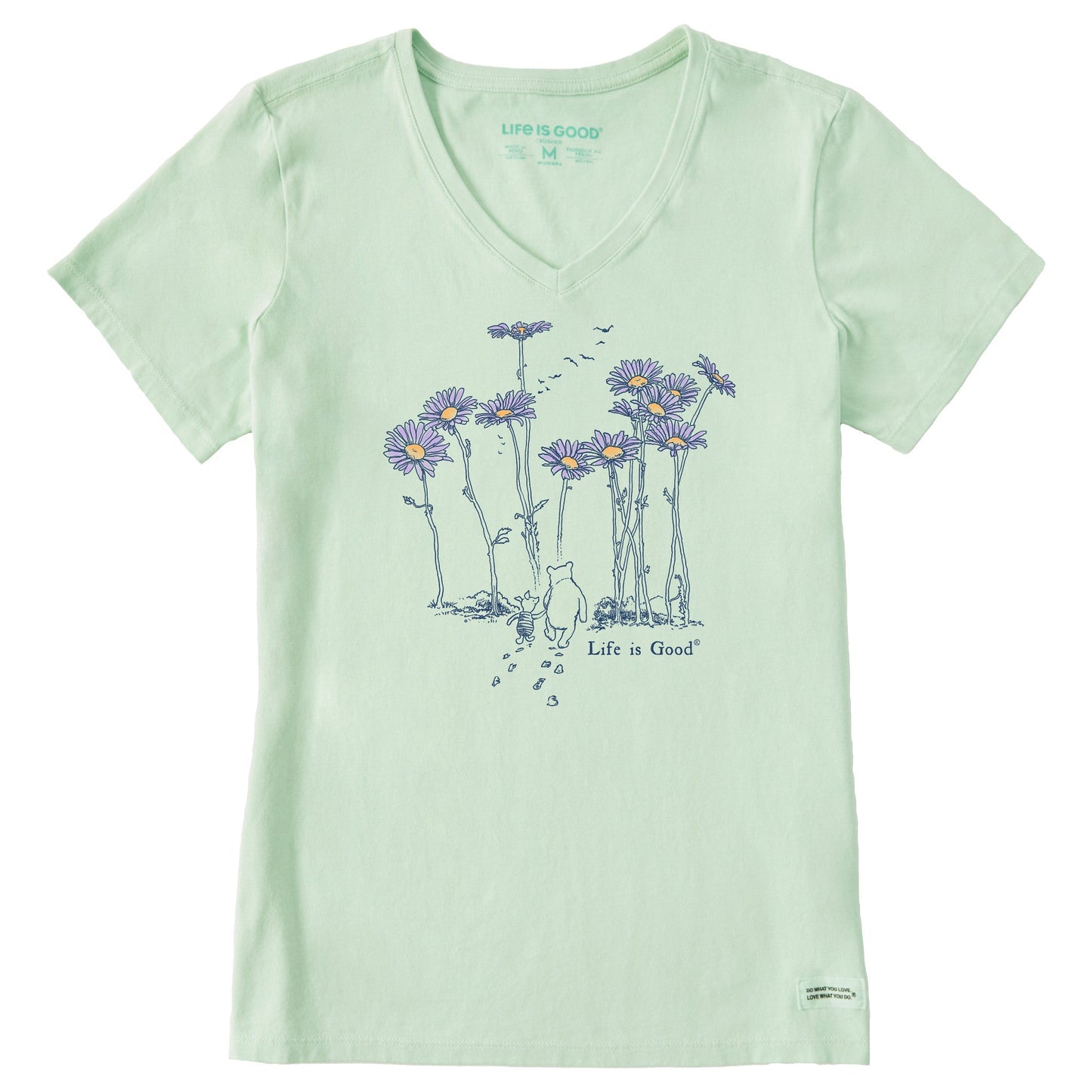 Women's Winnie & P Daisy Stroll Short Sleeve Crusher Vee