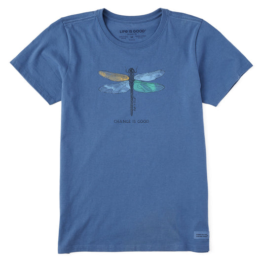 Women's Change Dragonfly Short Sleeve Crusher Tee