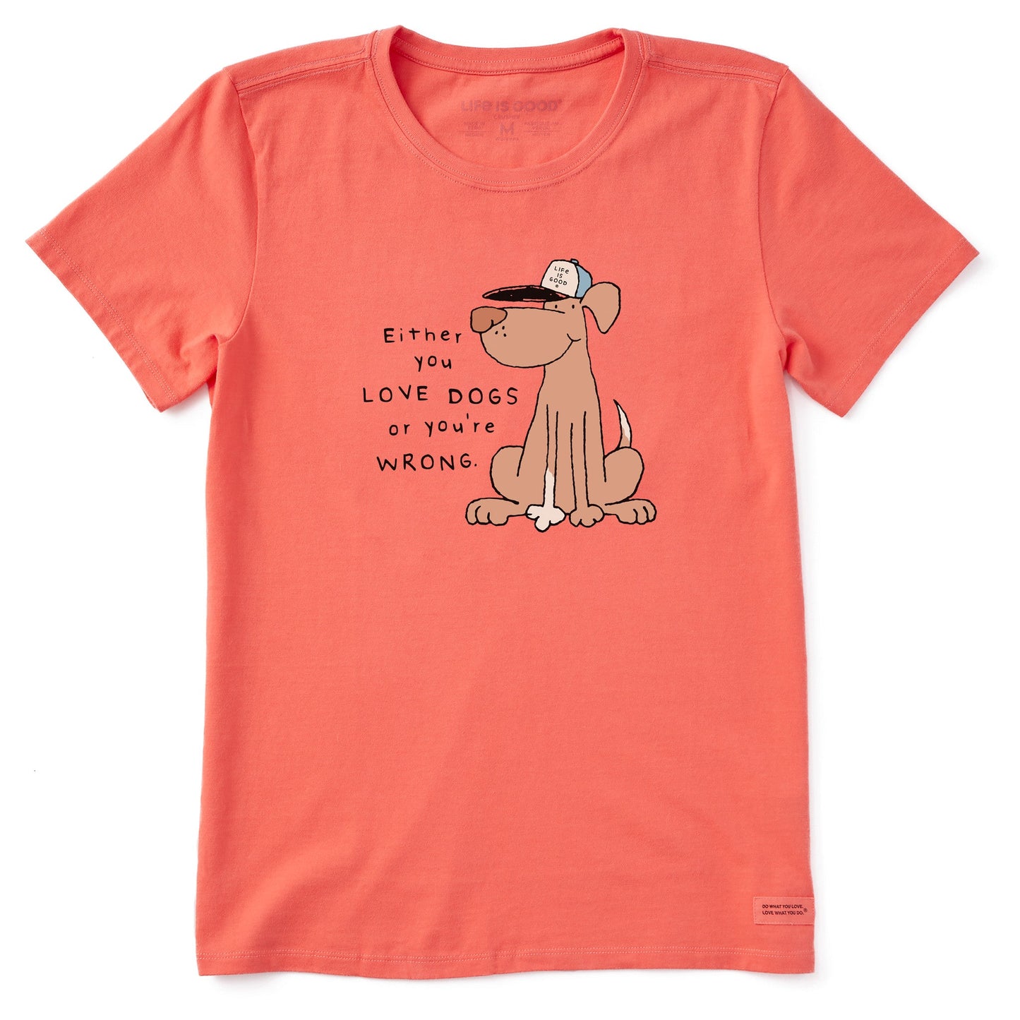 Women's Mutt Love Dogs Short Sleeve Crusher Tee