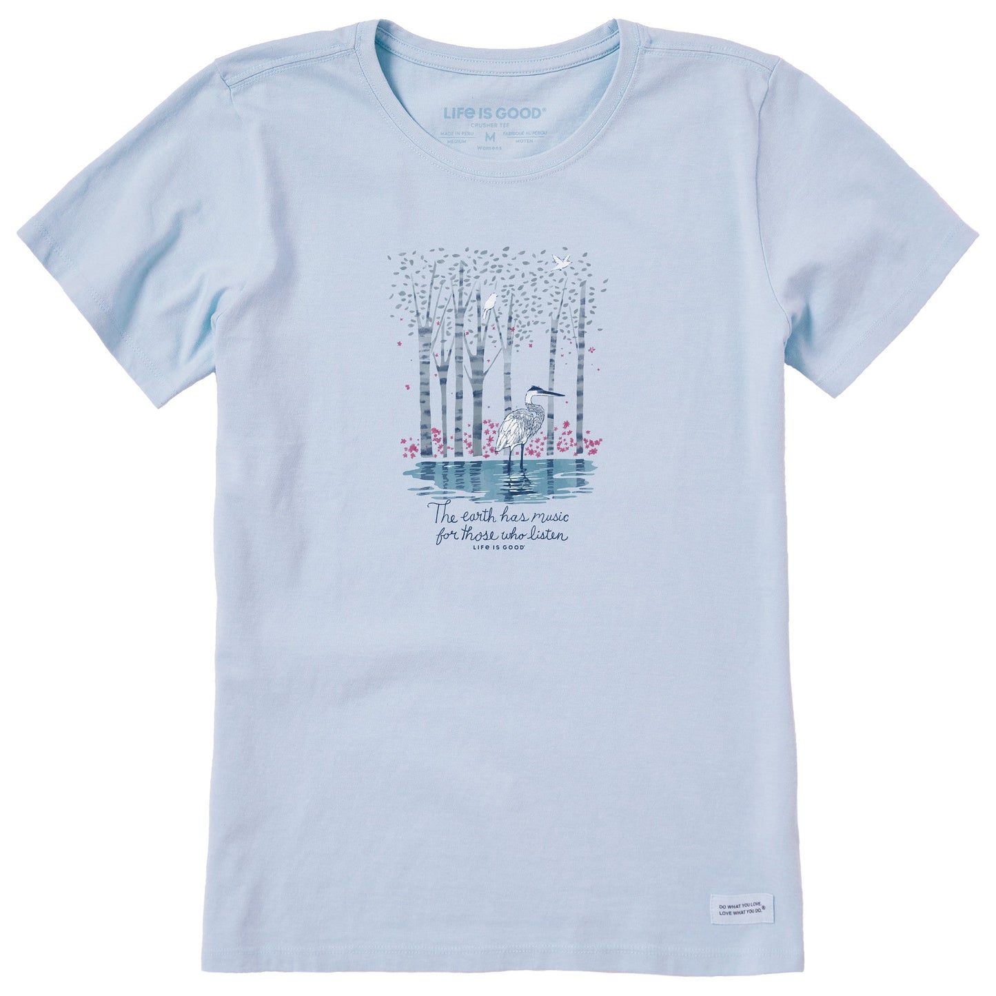 Women's Earth Has Music Heron Short Sleeve Tee