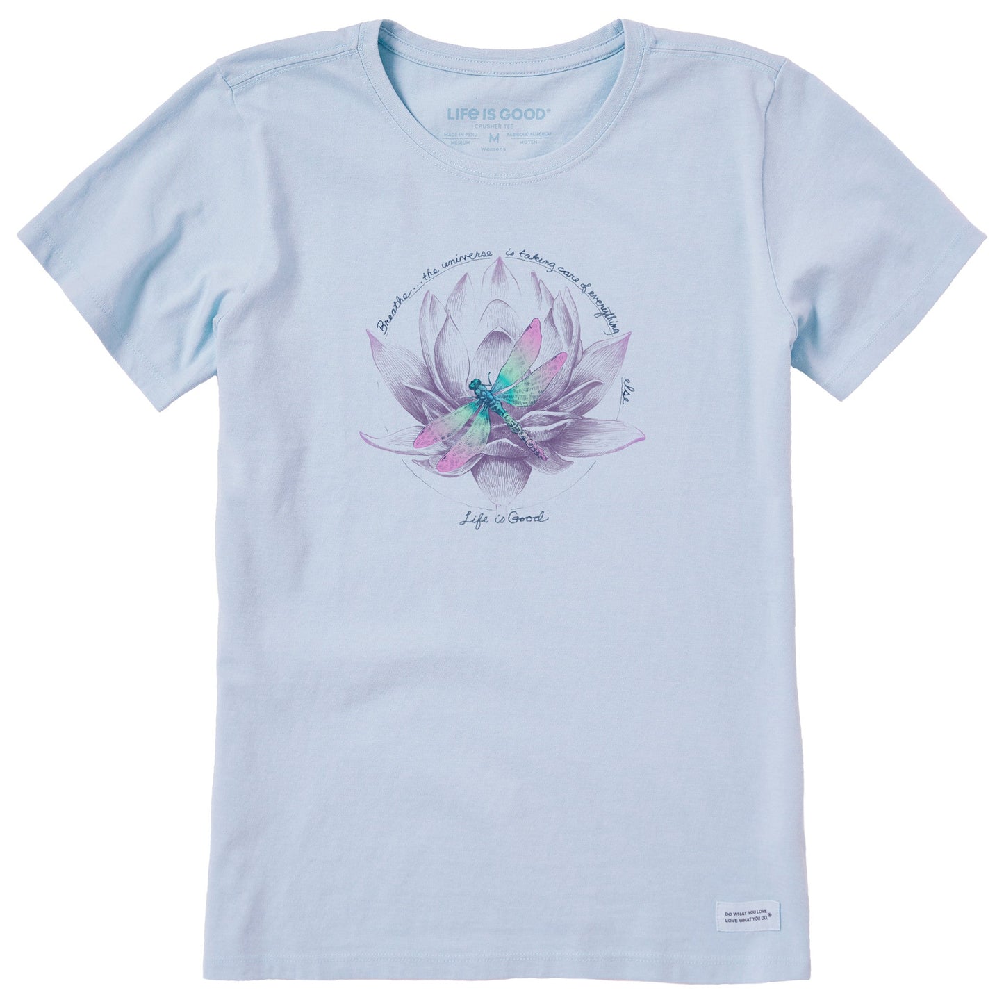 Women's Dragonfly Lotus Breathe Short Sleeve Tee