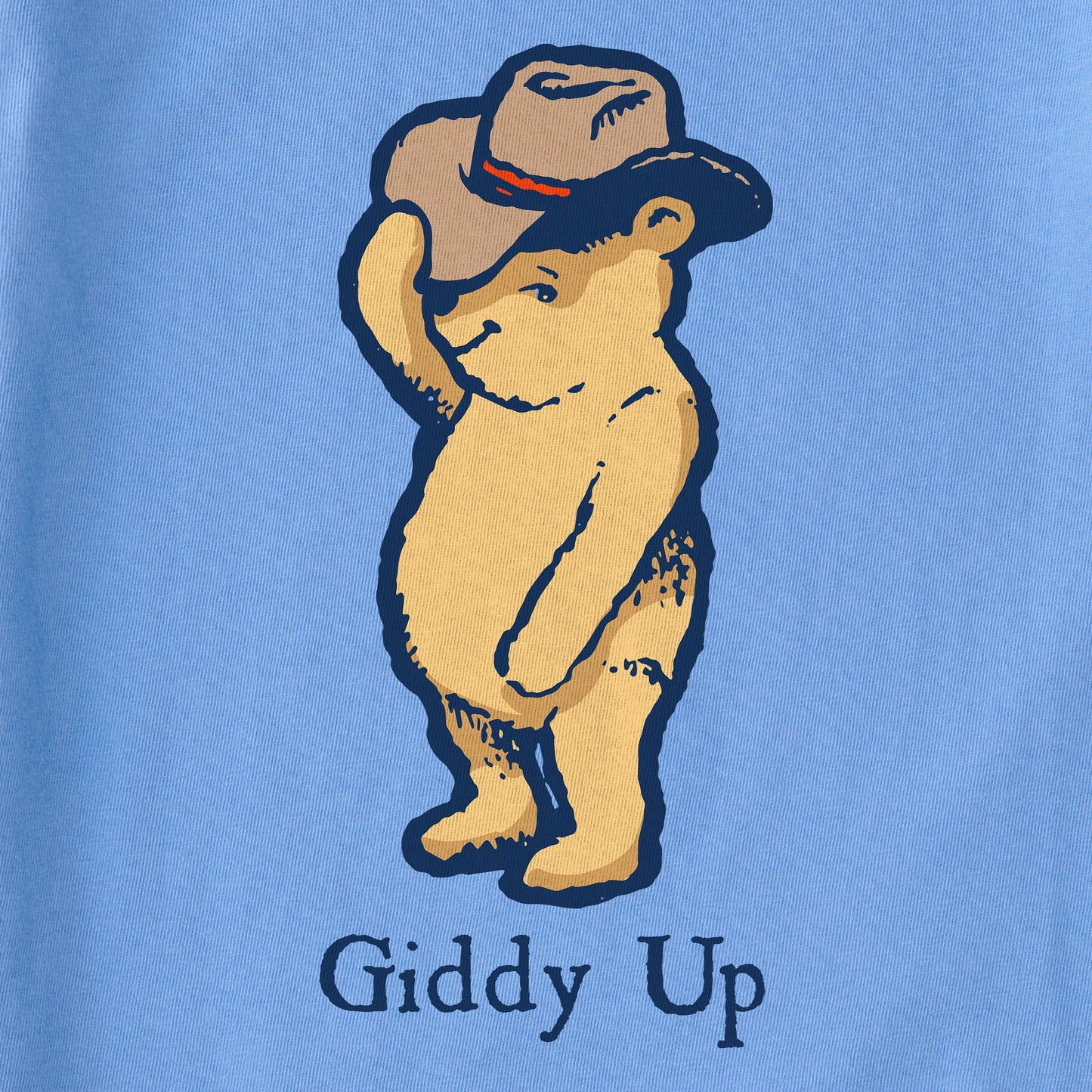 Women's Giddy Up Winnie Short Sleeve Crusher Boxy Tee