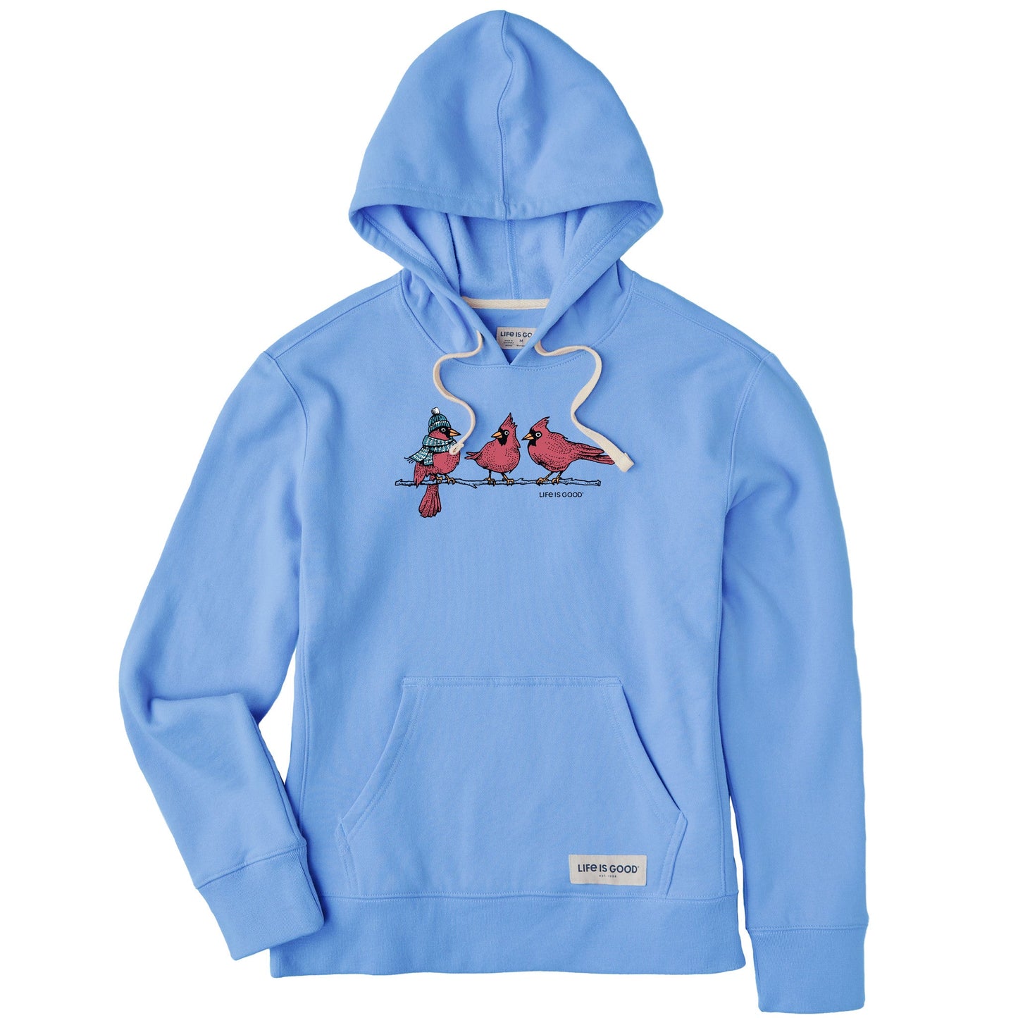 Women's 3 Warmly Dressed Cardinals Simply True Fleece Hoodie