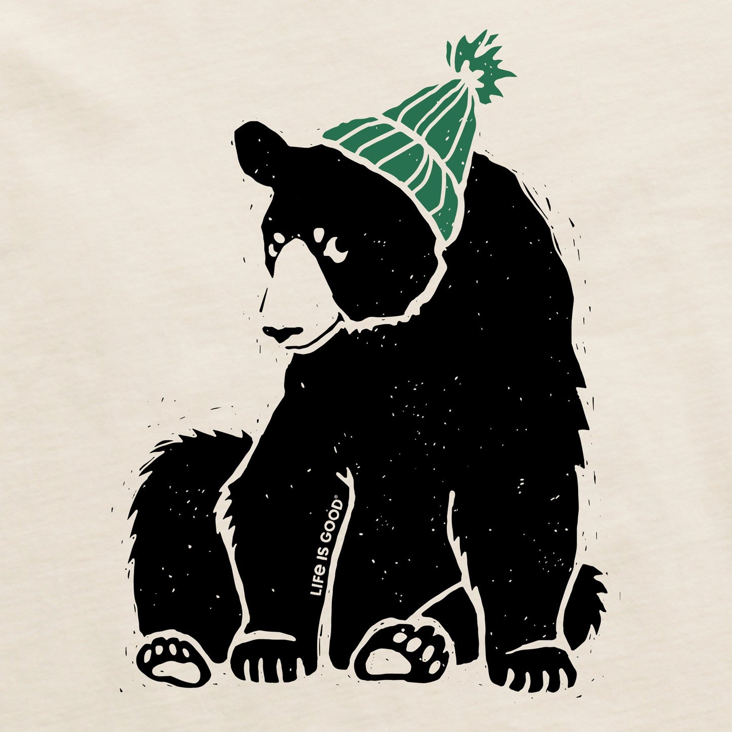 Women's Warmly Dressed Bear Short Sleeve Crusher Boxy Tee