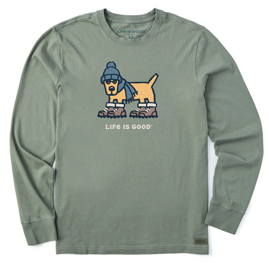 Men's Warmly Dressed Rocket Long Sleeve Crusher Tee