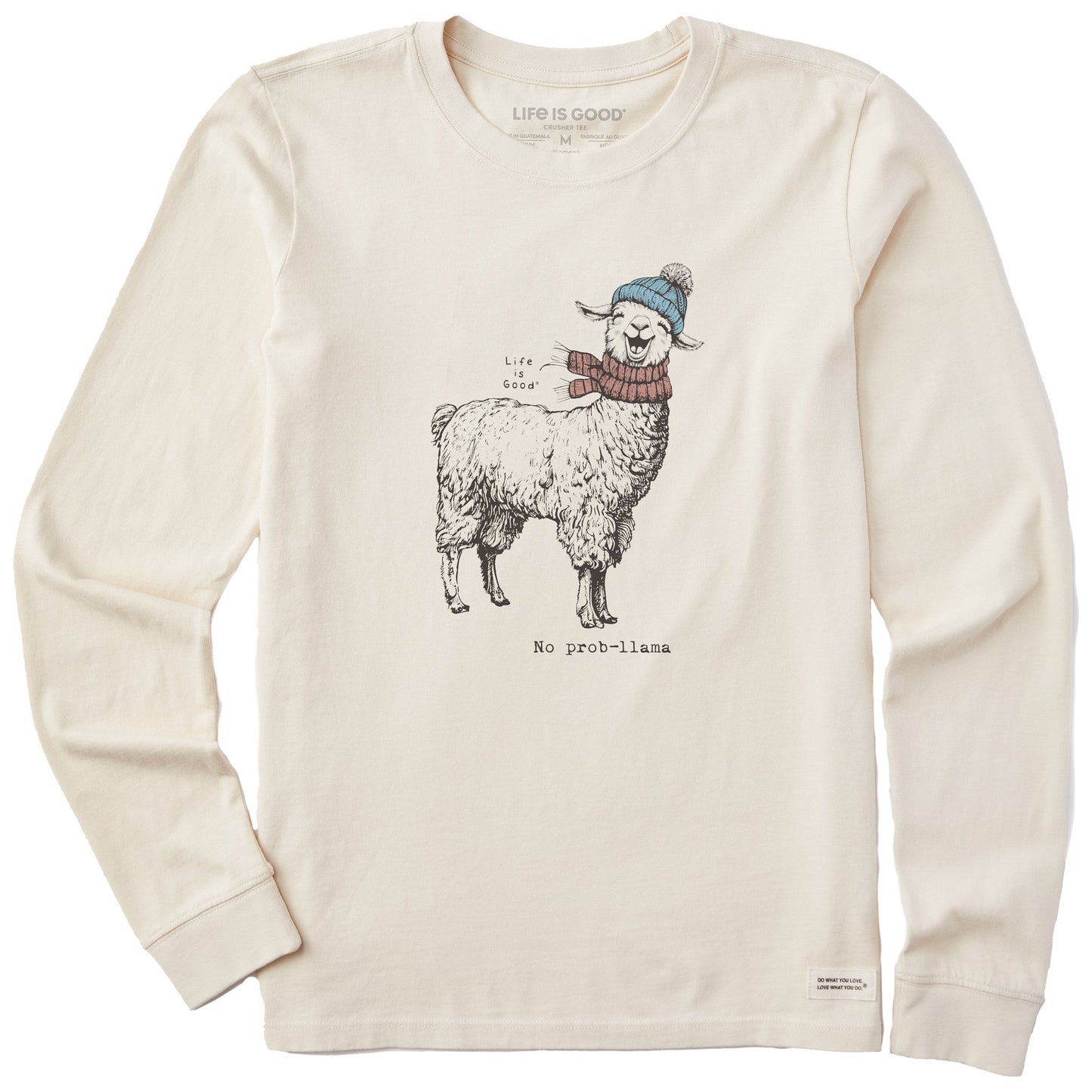 Women's No Prob-llama Long Sleeve Crusher Tee