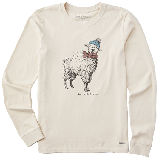 Women's No Prob-llama Long Sleeve Crusher Tee