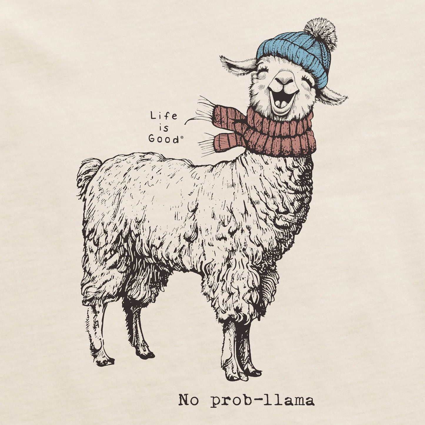 Women's No Prob-llama Long Sleeve Crusher Tee