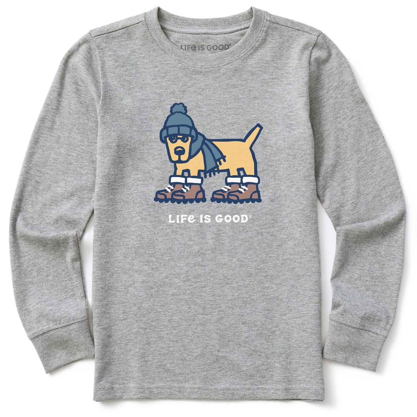 Kids Warmly Dressed Rocket Long Sleeve Crusher Tee