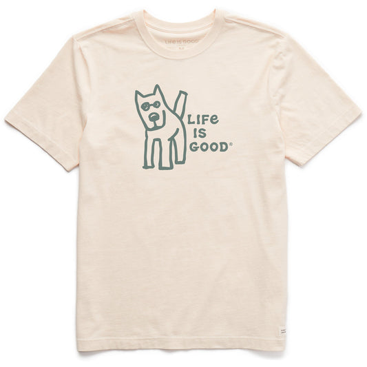 Men's Wordsmith Rocket Life is Good Short Sleeve Crusher Tee