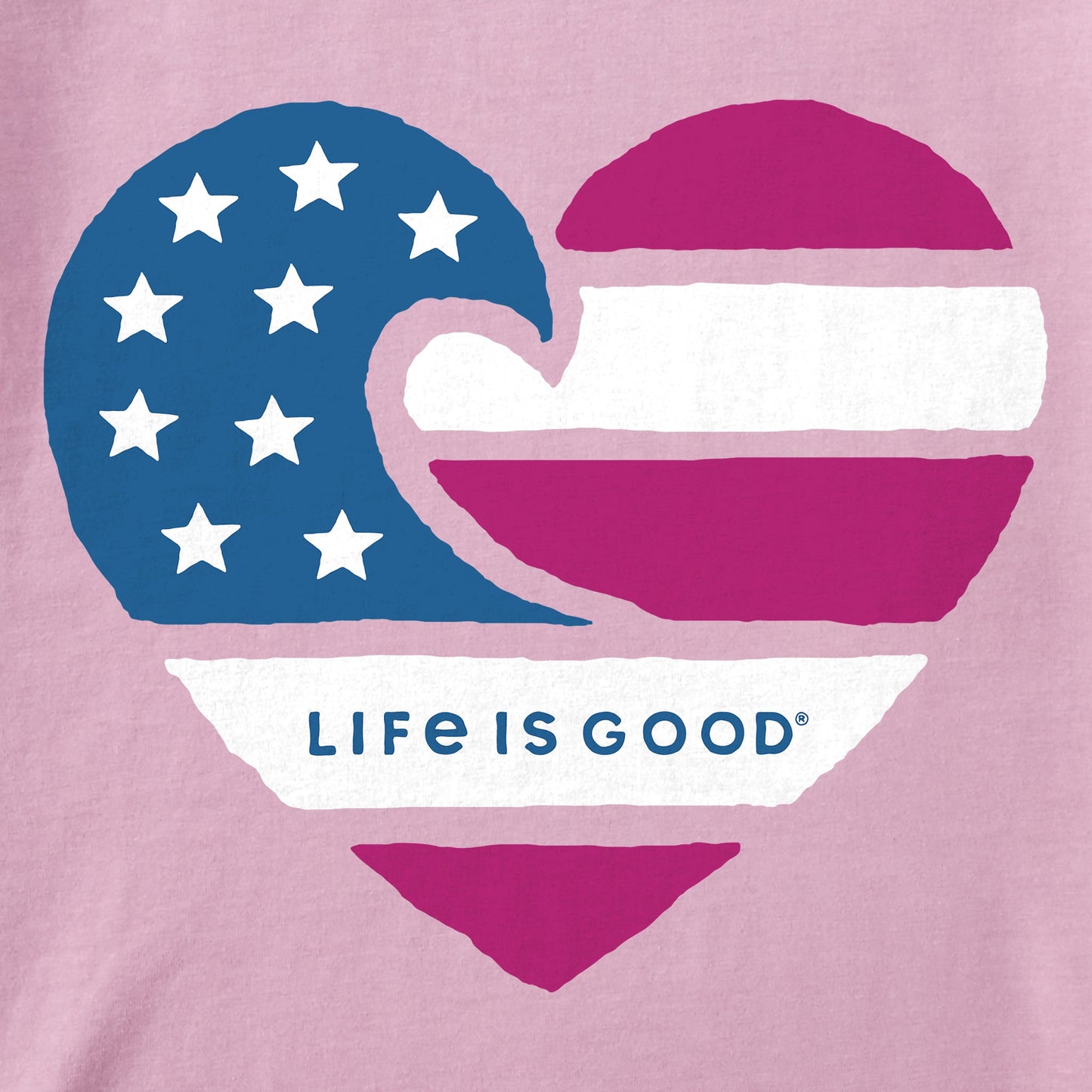 Women's Americana Wave Heart Crusher Tank