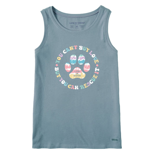 Women's Tie Dye You Can't Buy Love Crusher Tank