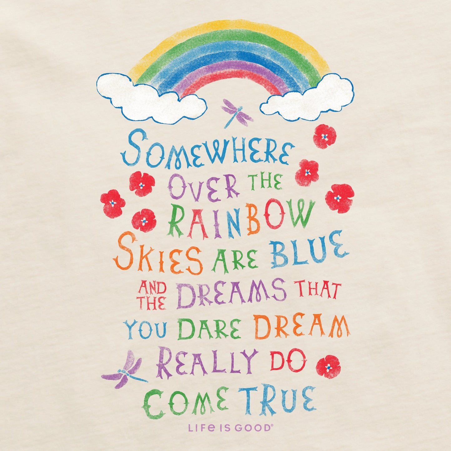 Women's Wizard of Oz Somewhere Over the Rainbow Crusher Tank