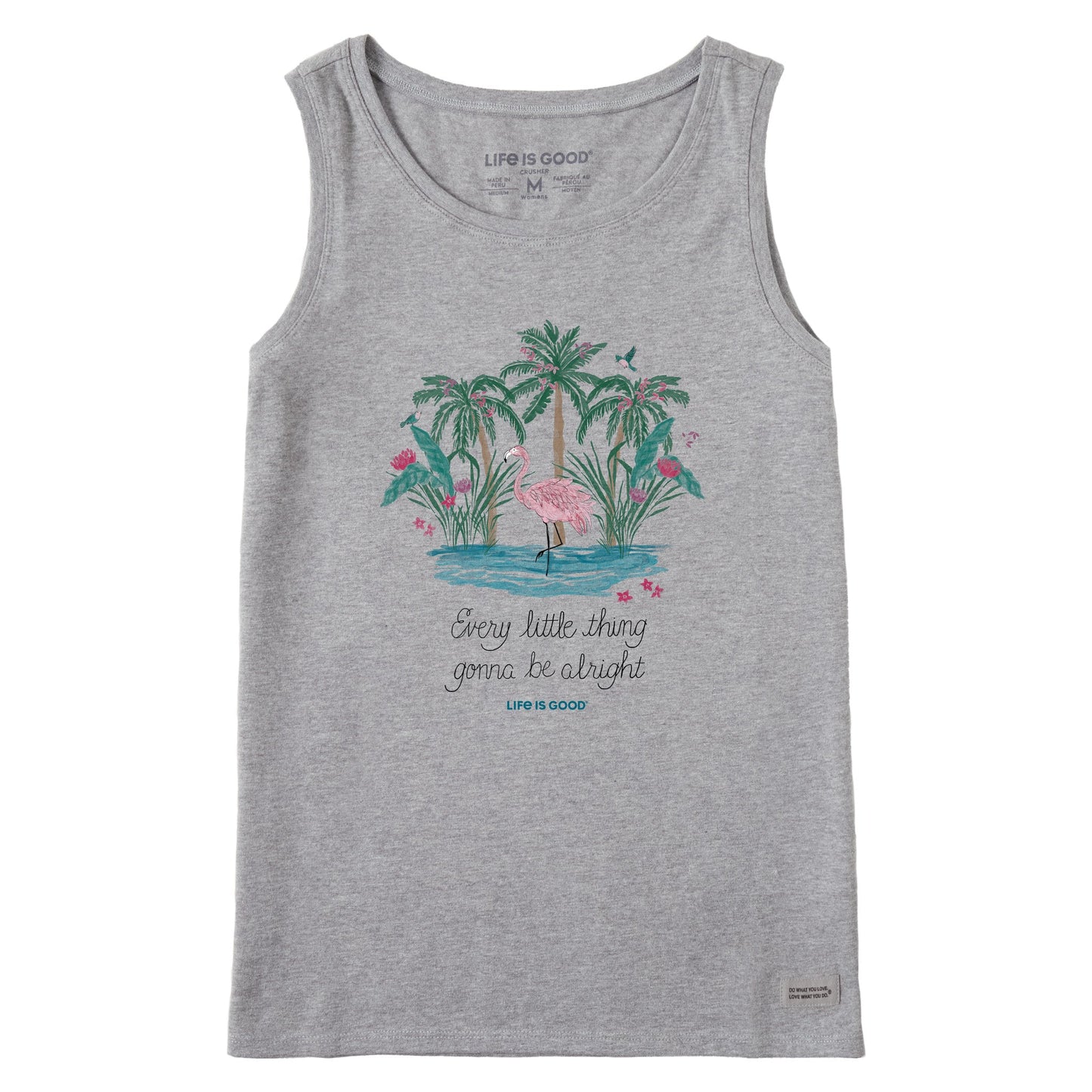 Women's Every Little Thing Flamingo Crusher Tank