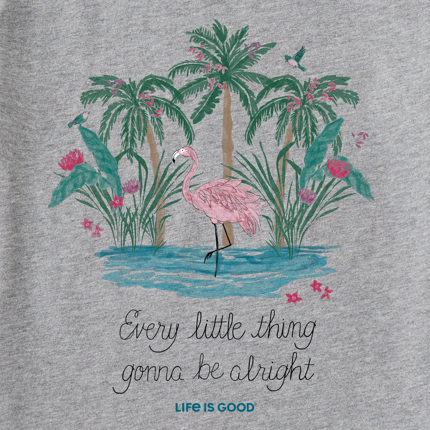 Women's Every Little Thing Flamingo Crusher Tank