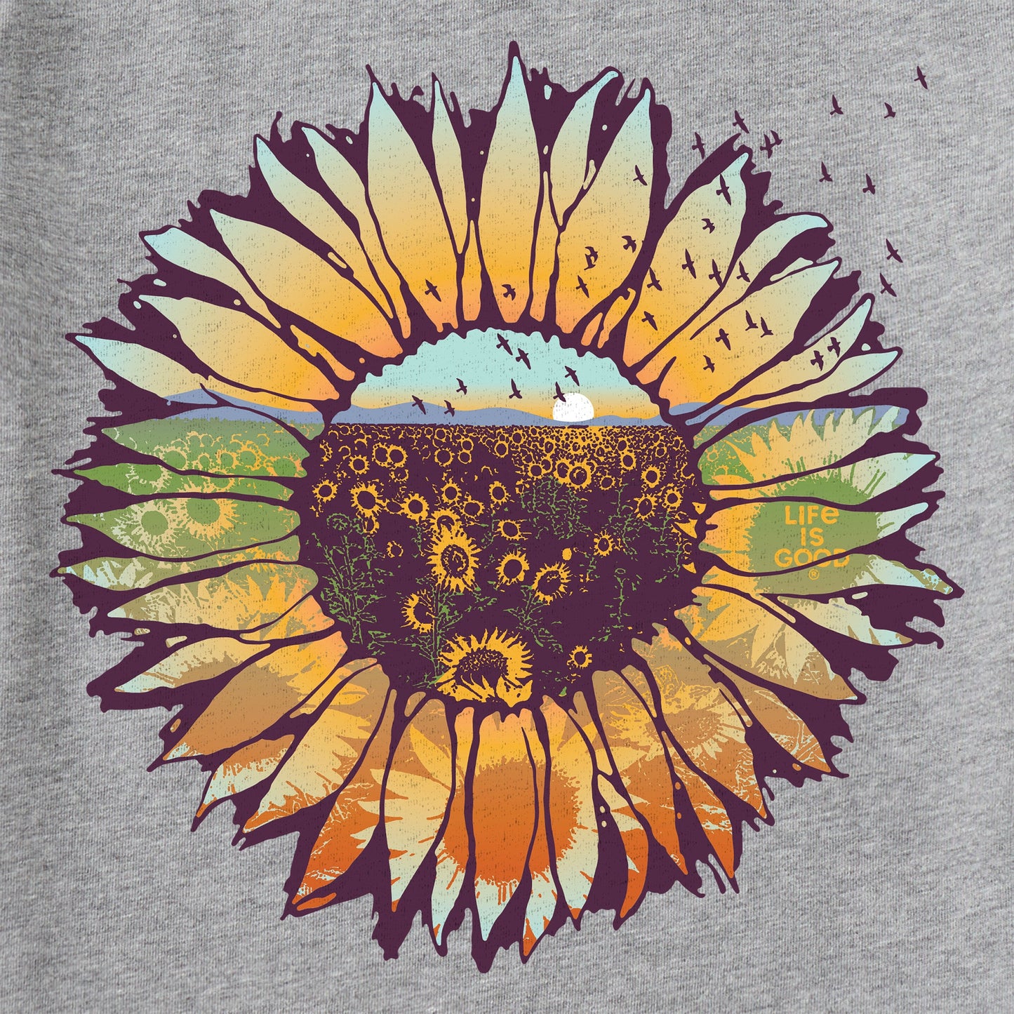 Women's Sunflowerscape Crusher Tank
