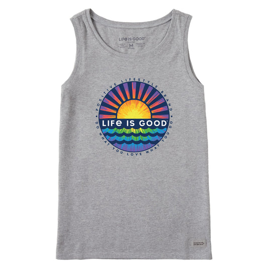 Women's Tie Dye Sunset Burst Crusher Tank