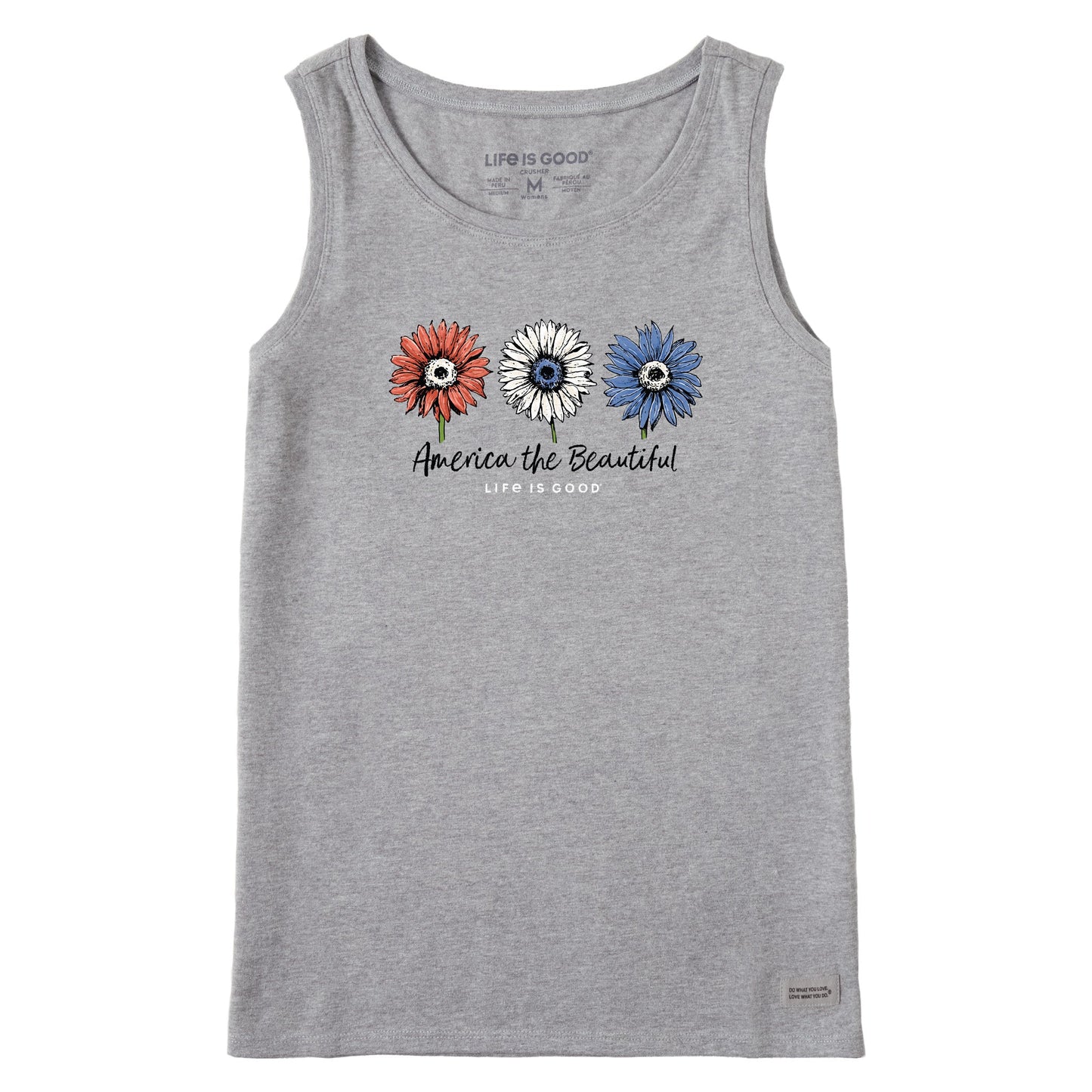 Women's America the Beautiful Sunflowers Crusher Tank