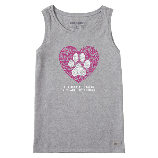 Women's Best Things Paw Heart Crusher Tank