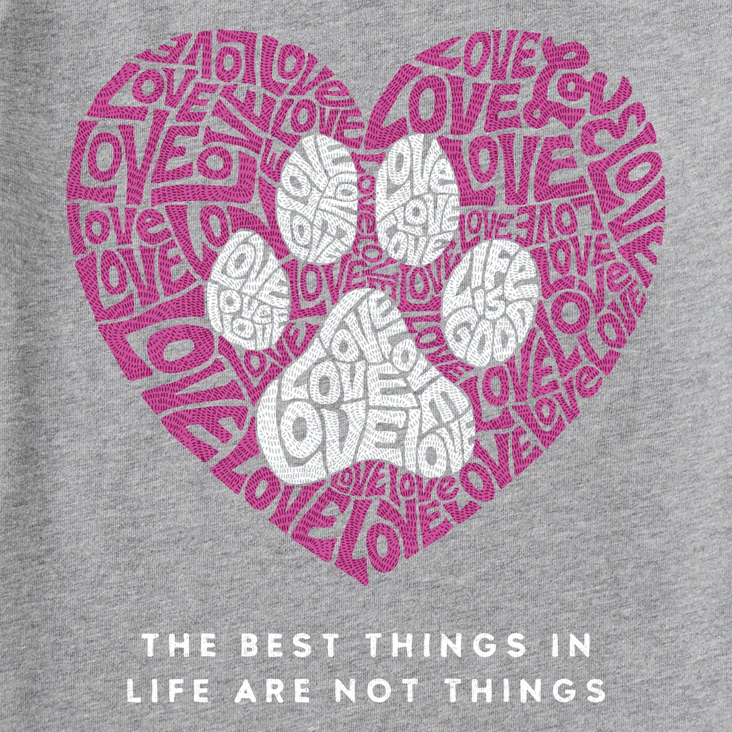 Women's Best Things Paw Heart Crusher Tank