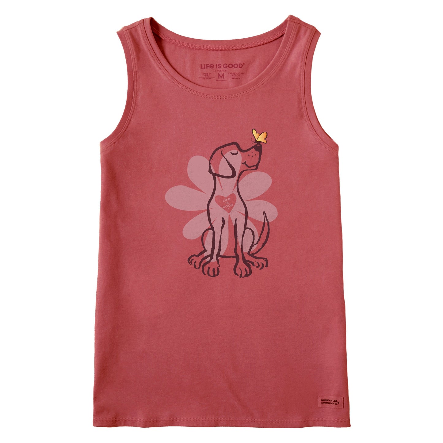 Women's Spring Daisy Dog Crusher Tank