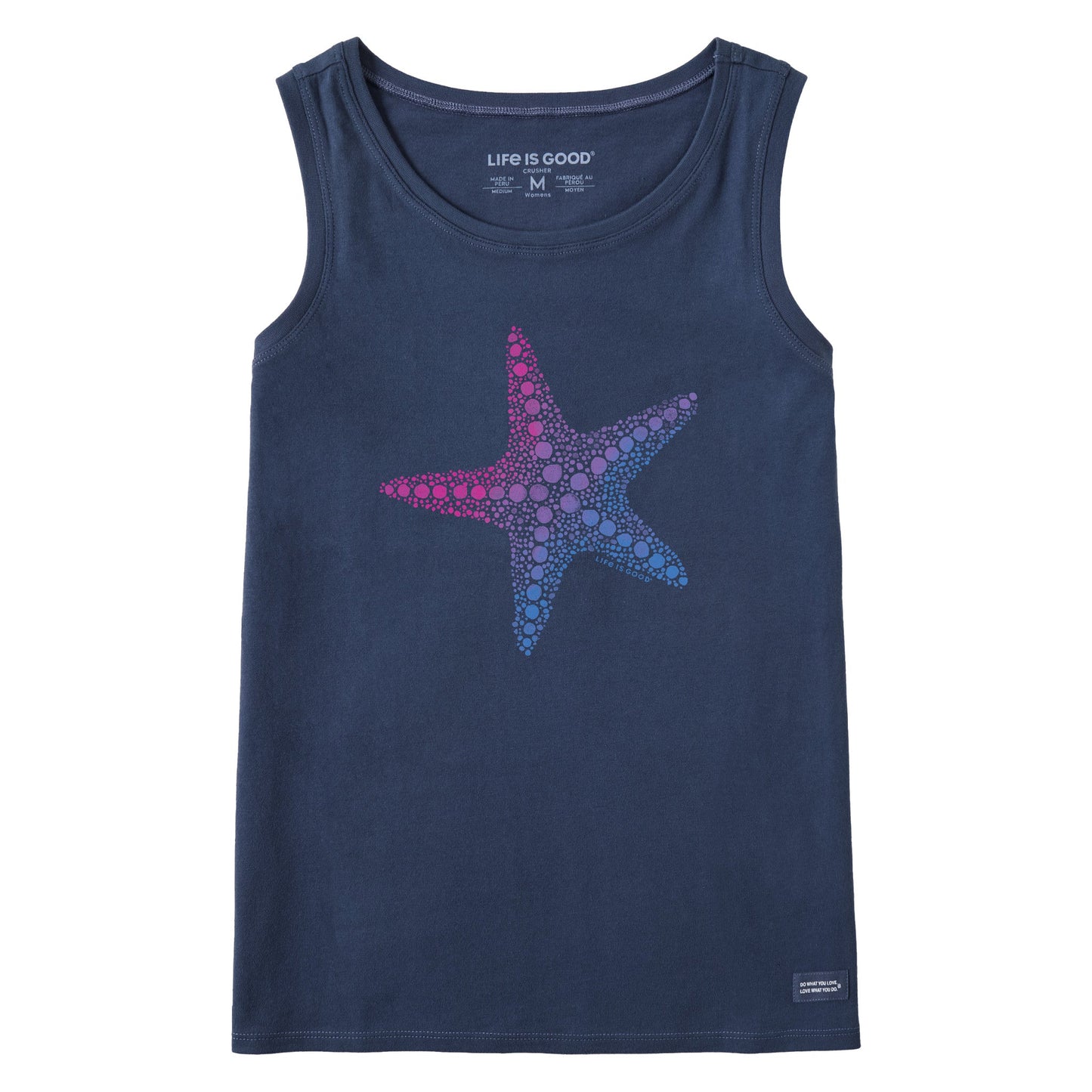 Women's Watercolor Starfish Crusher Tank