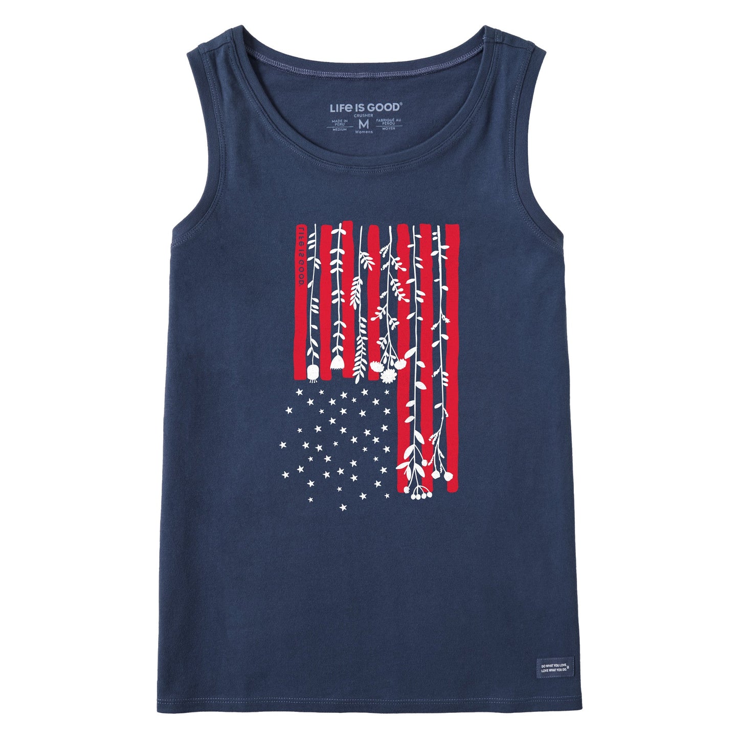 Women's Flower Tall Flag Crusher Tank