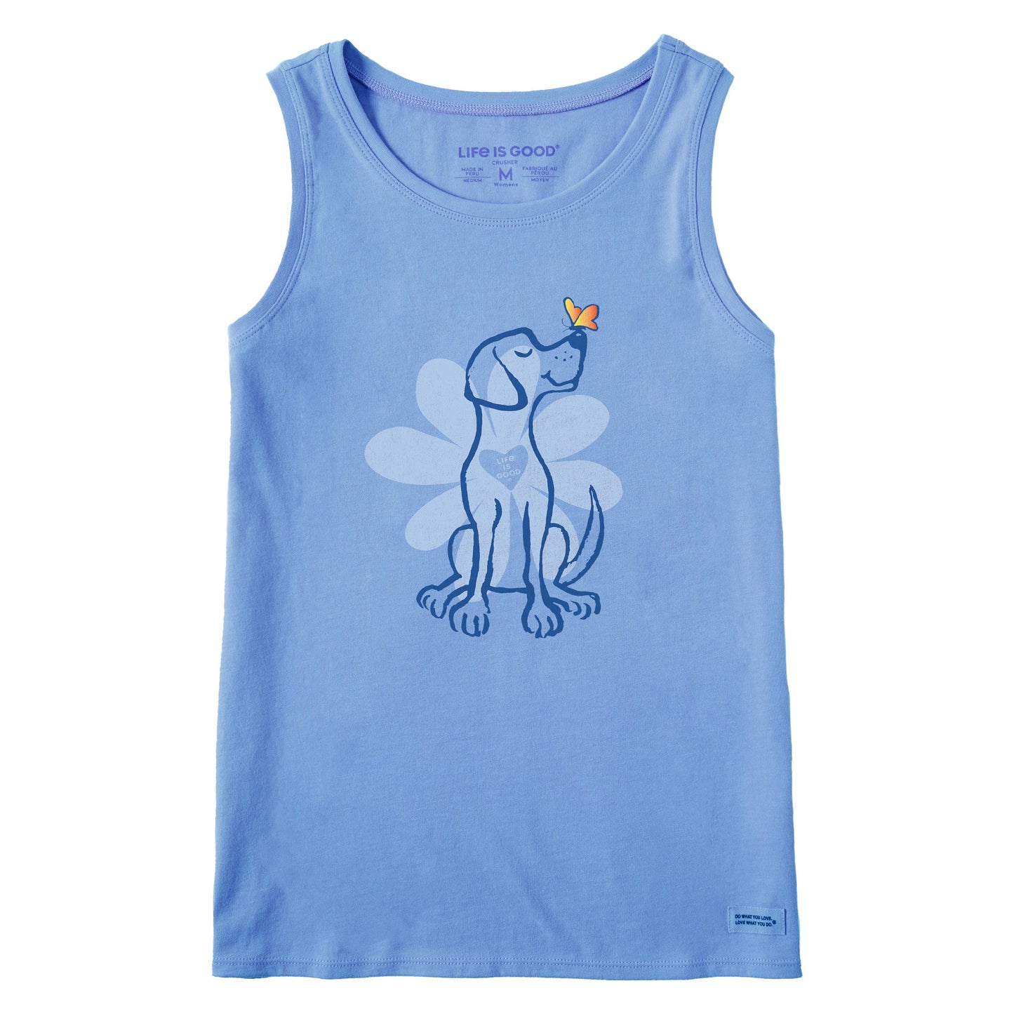 Women's Spring Daisy Dog Crusher Tank