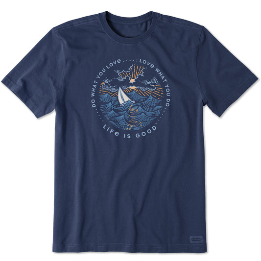 Men's DWYL Sea Sailboat Short Sleeve Tee
