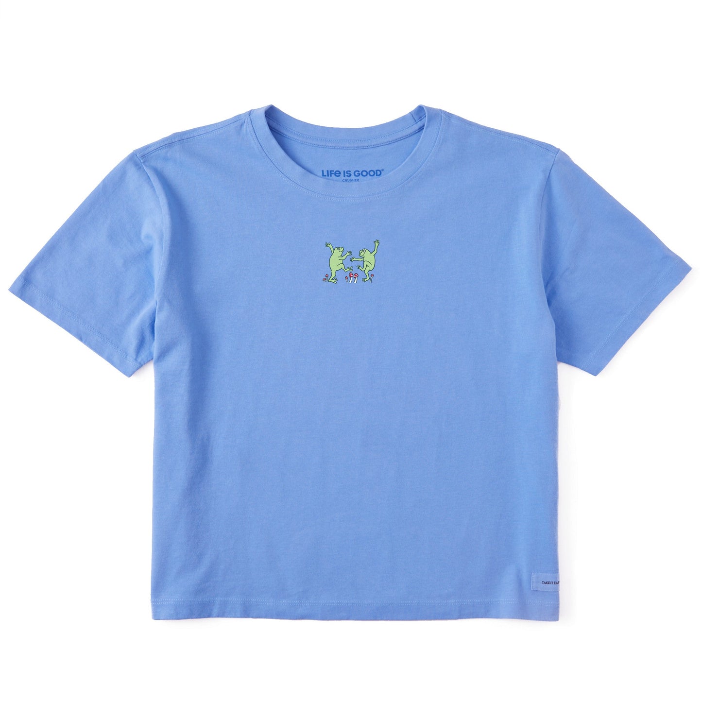 Women's Dancing Frogs Short Sleeve Crusher Boxy Tee