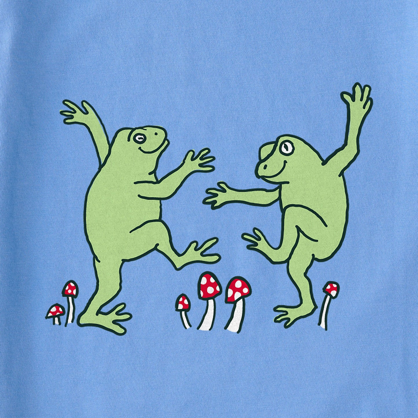 Women's Dancing Frogs Short Sleeve Crusher Boxy Tee