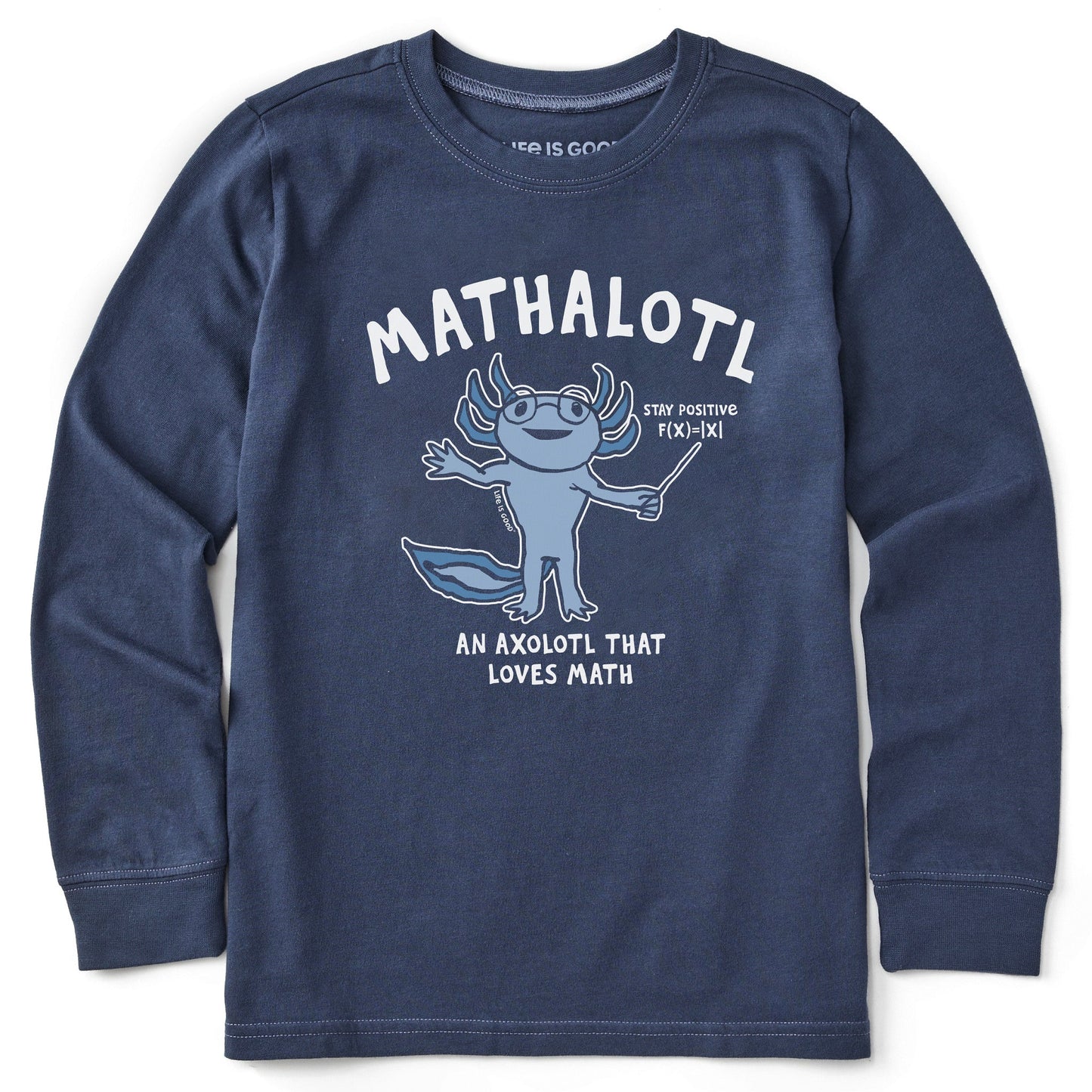 Kids Mathalotyl Long Sleeve Crusher Tee