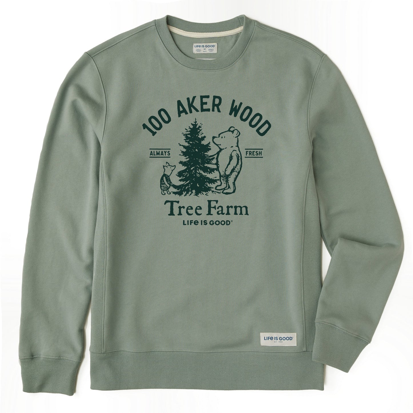 Men's Winnie 100 Aker Tree Farm Simply True Crew