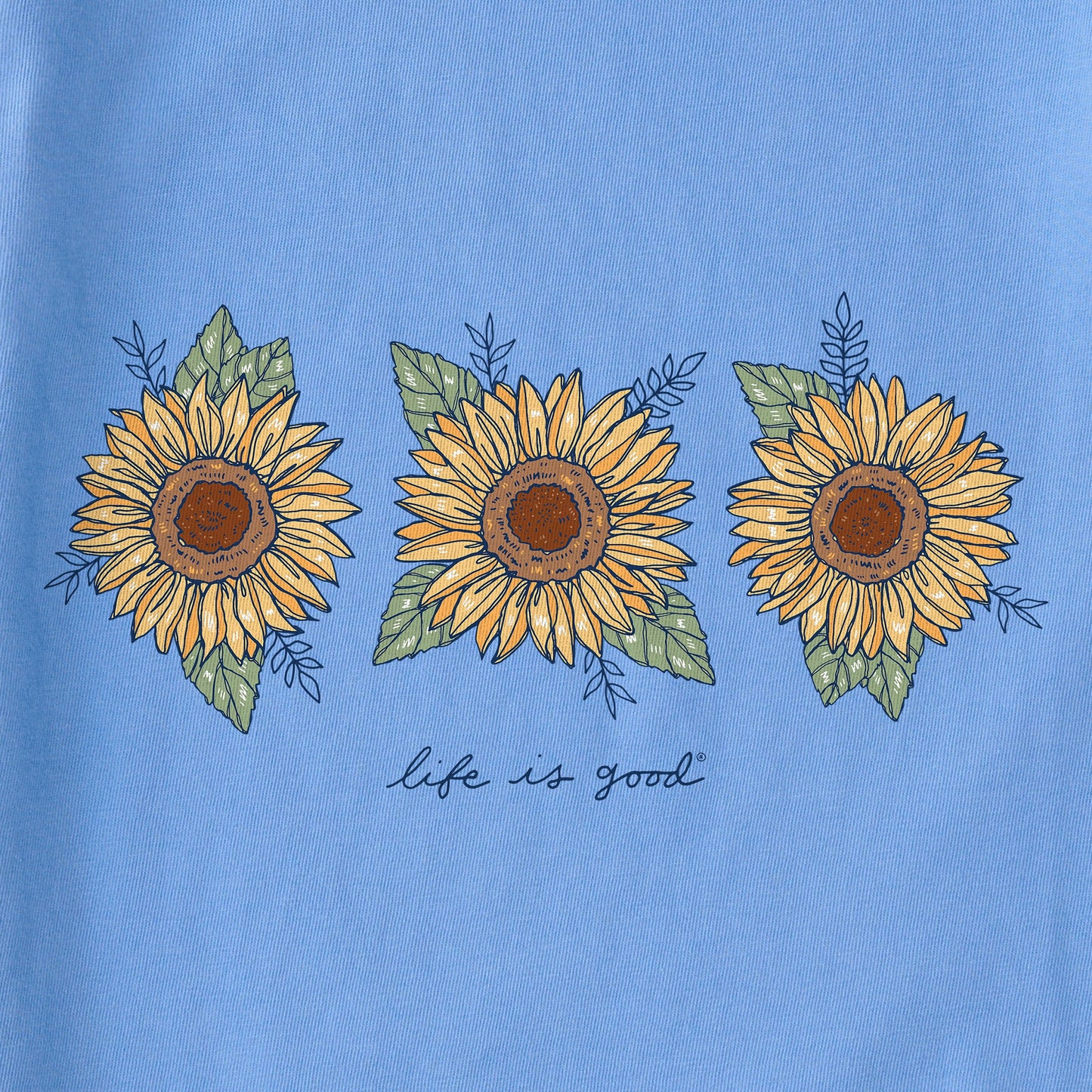 Women's 3 Sunflowers Simply True Fleece Hoodie