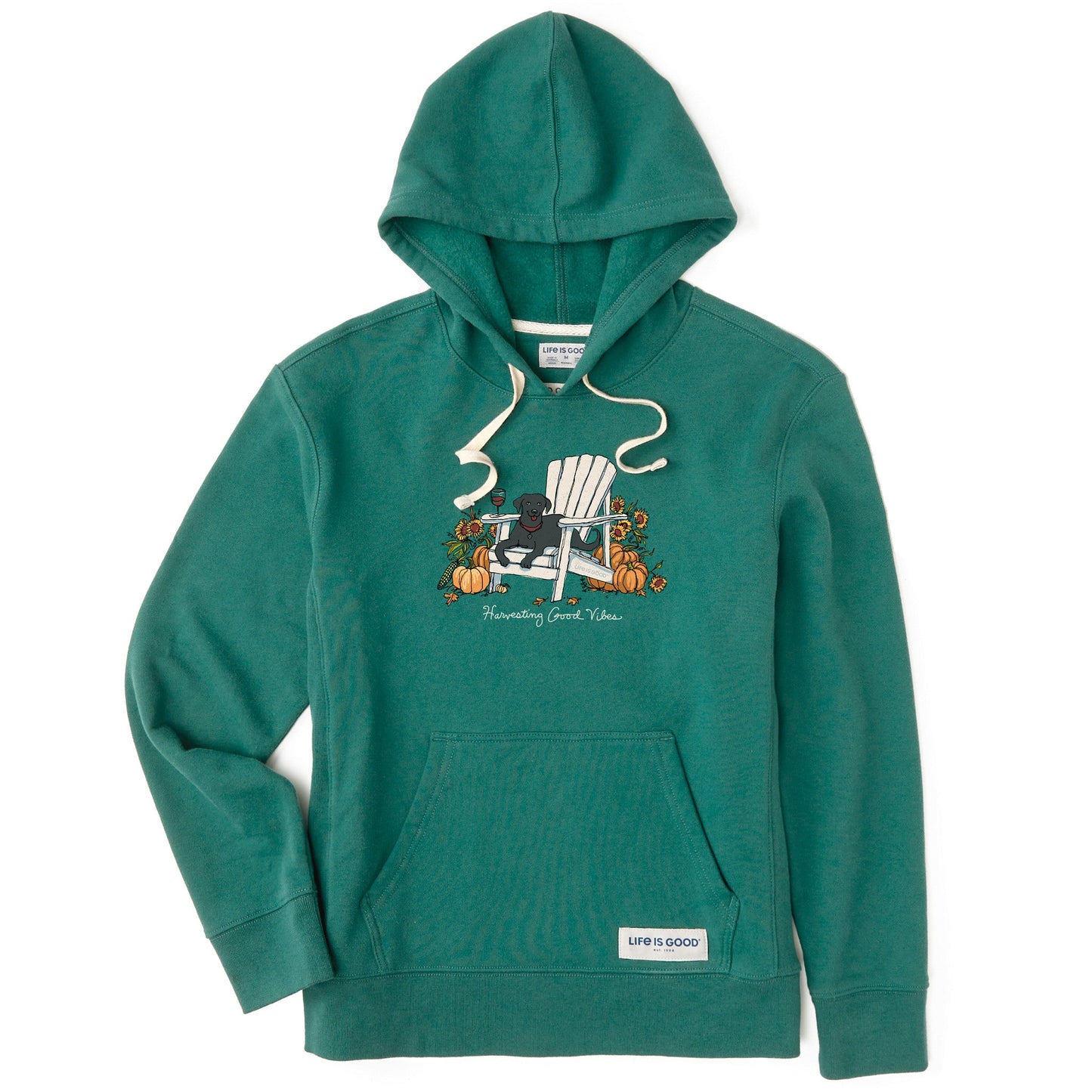 Women's Harvesting Fall Vibes Lab Simply True Fleece Hoodie