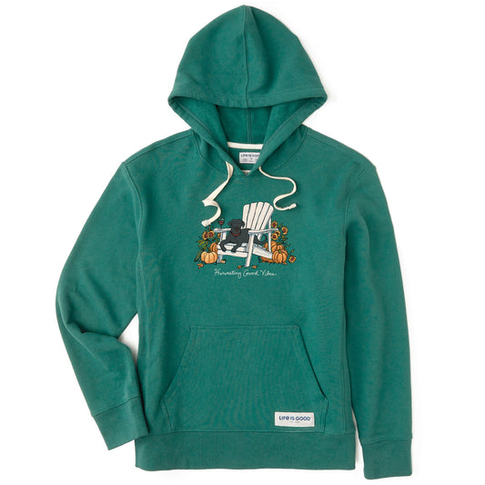 Women's Harvesting Fall Vibes Lab Simply True Fleece Hoodie