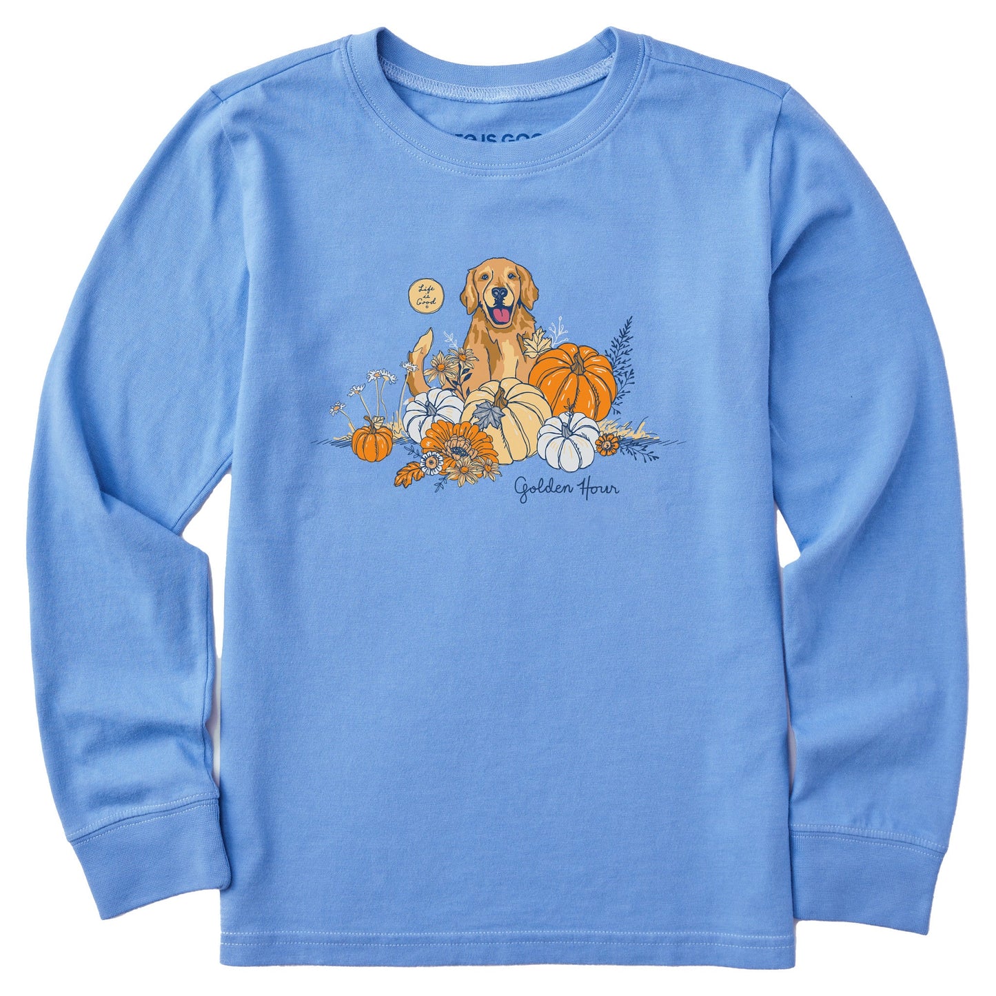 Kids Golden Hour Long Sleeve Crusher Tee