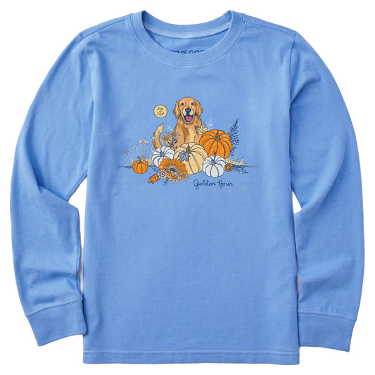 Kids Golden Hour Long Sleeve Crusher Tee
