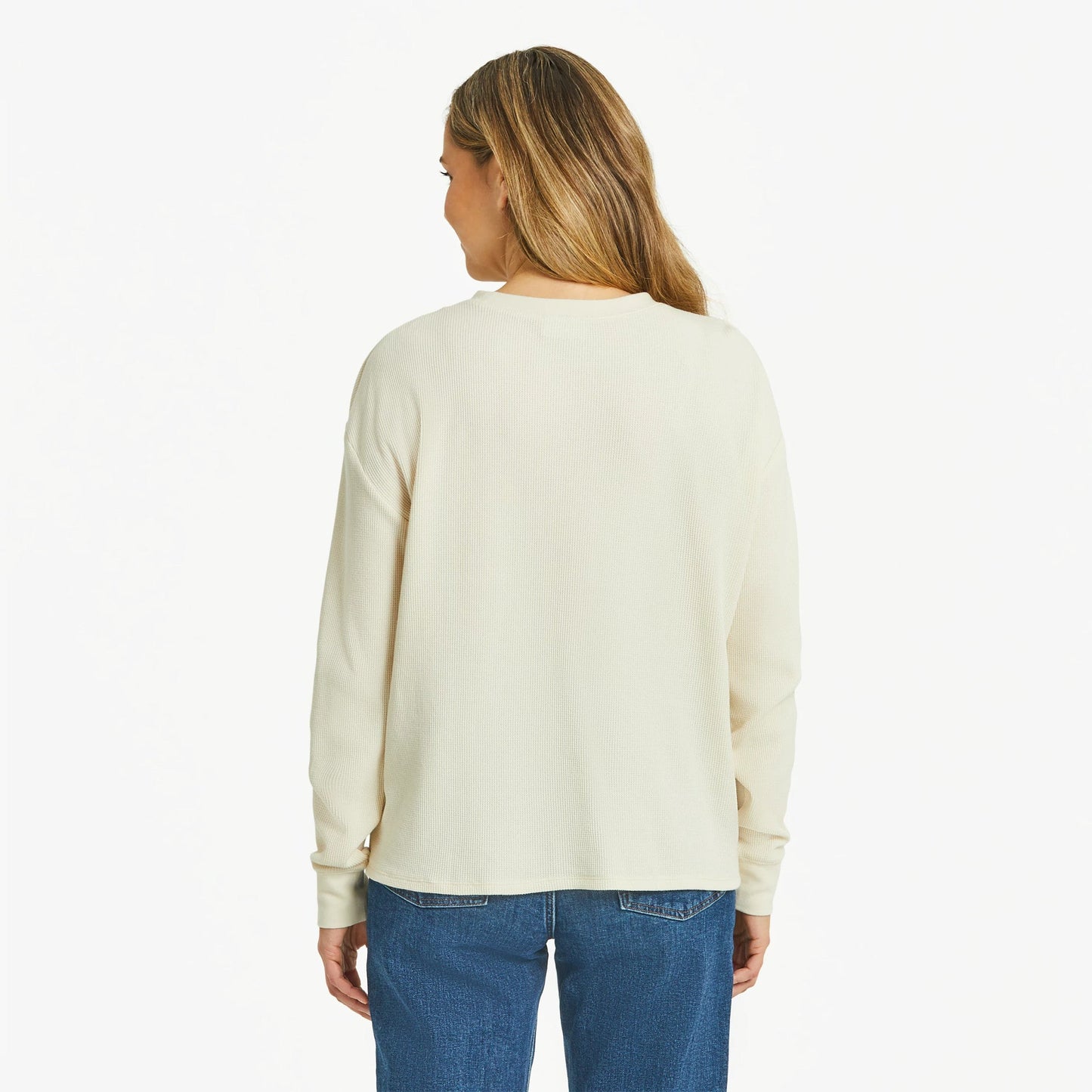 Women's Solid Long Sleeve Thermal Tee