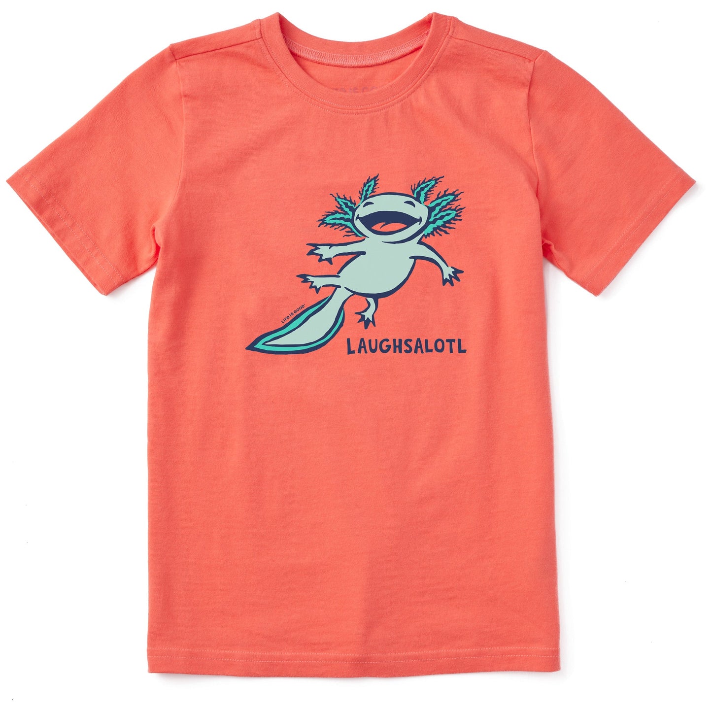 Kids Laughsalotl Short Sleeve Crusher Tee
