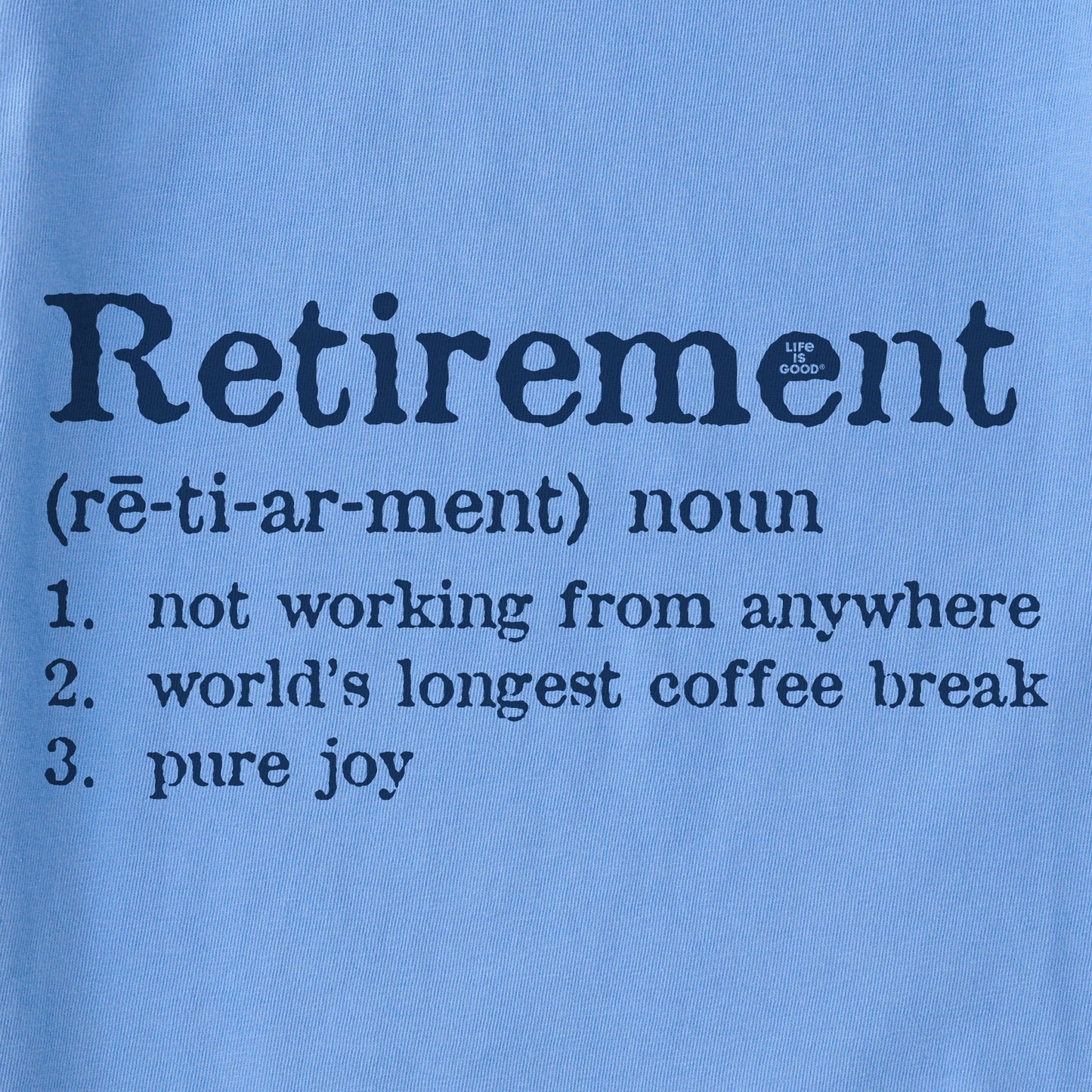 Women's Retirement Defined Short Sleeve Crusher Vee