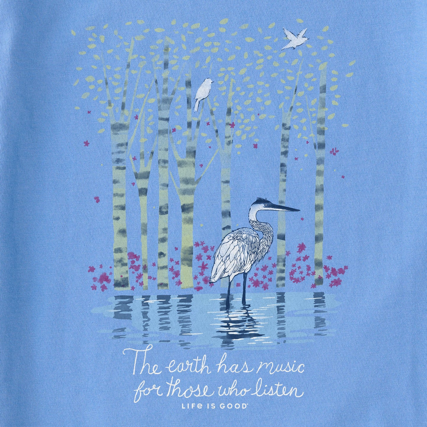 Women's Earth Has Music Heron Long Sleeve Tee